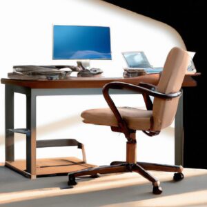 Transforme seu home office com uma cadeira compacta e leve